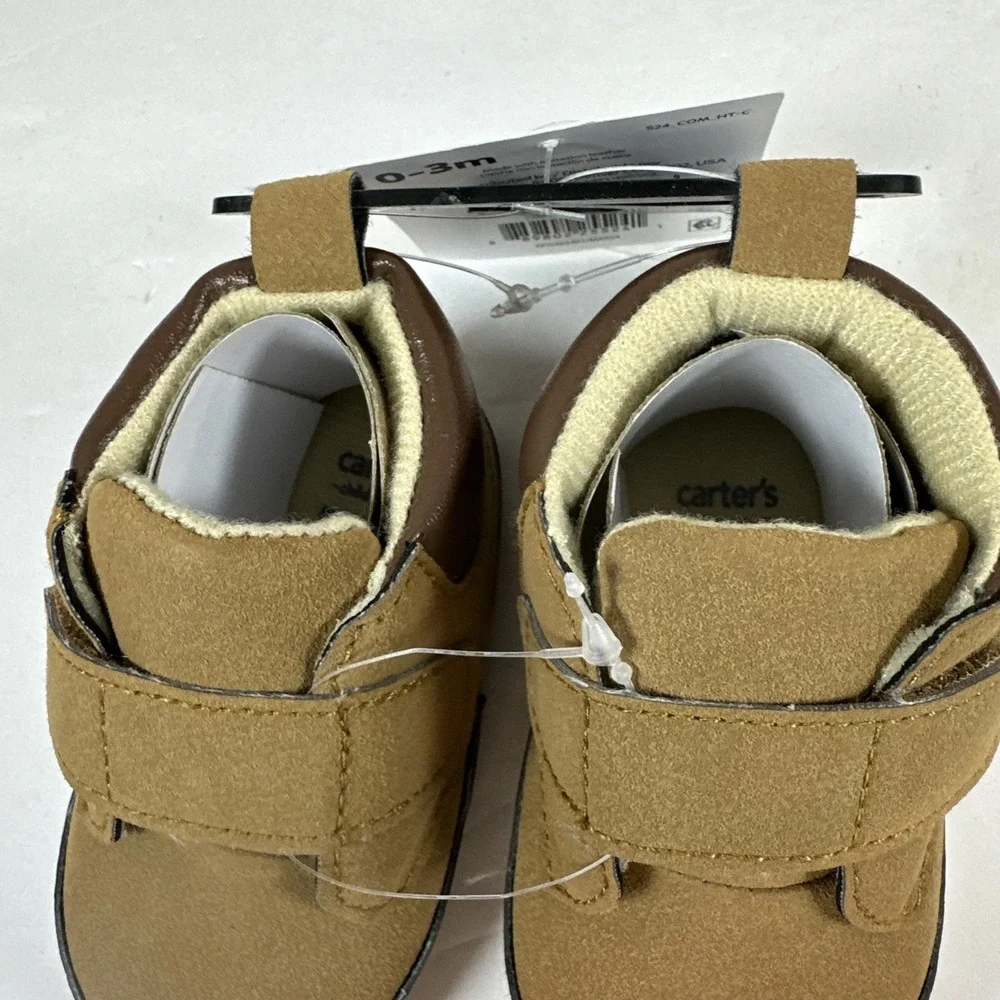 Carter's Child of Mine Brown Shoes For Baby 0-3 Months